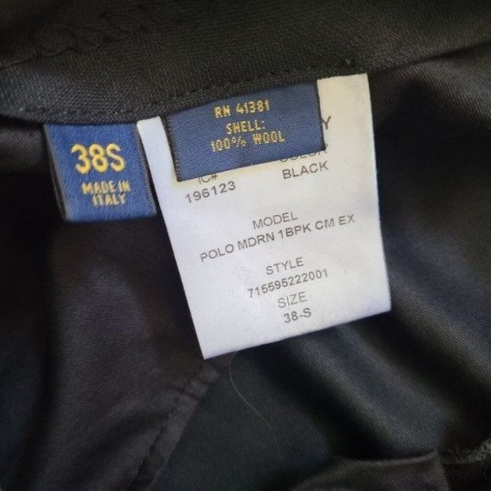 Polo Ralph Lauren Women's 100%Wool Black dress Pants ,SZ 38-S - Picture 8 of 11